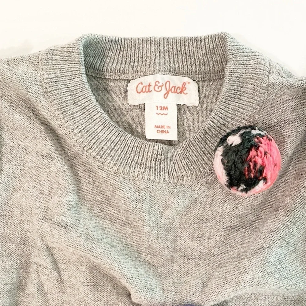 Cat & Jack‎ 12m pompom sweater